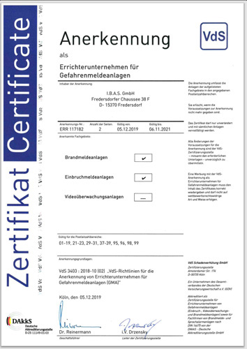 Zertifikat---Anerkennung